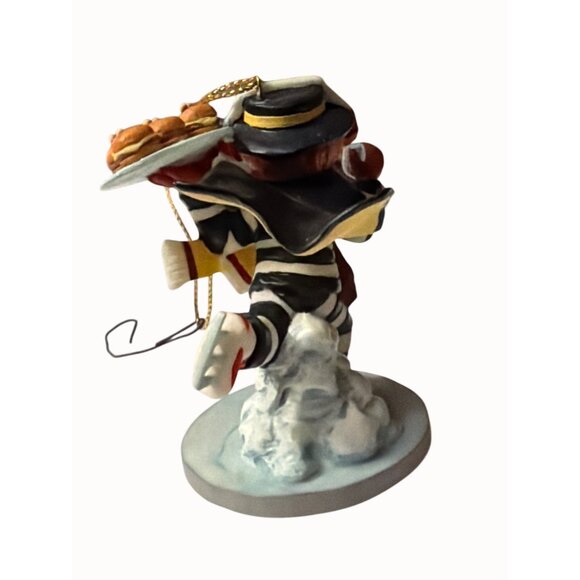 Hamburglar Holiday Mischief Ornament 1996 McDonalds  Ceramic 1971 Design - Picture 3 of 5